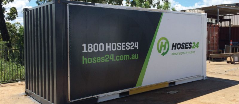 Storage Container Banner Signage