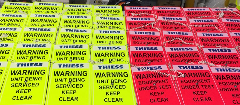 Warning Safety Signage