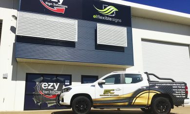 Vehicle signage - Car wrap and chrome stickers